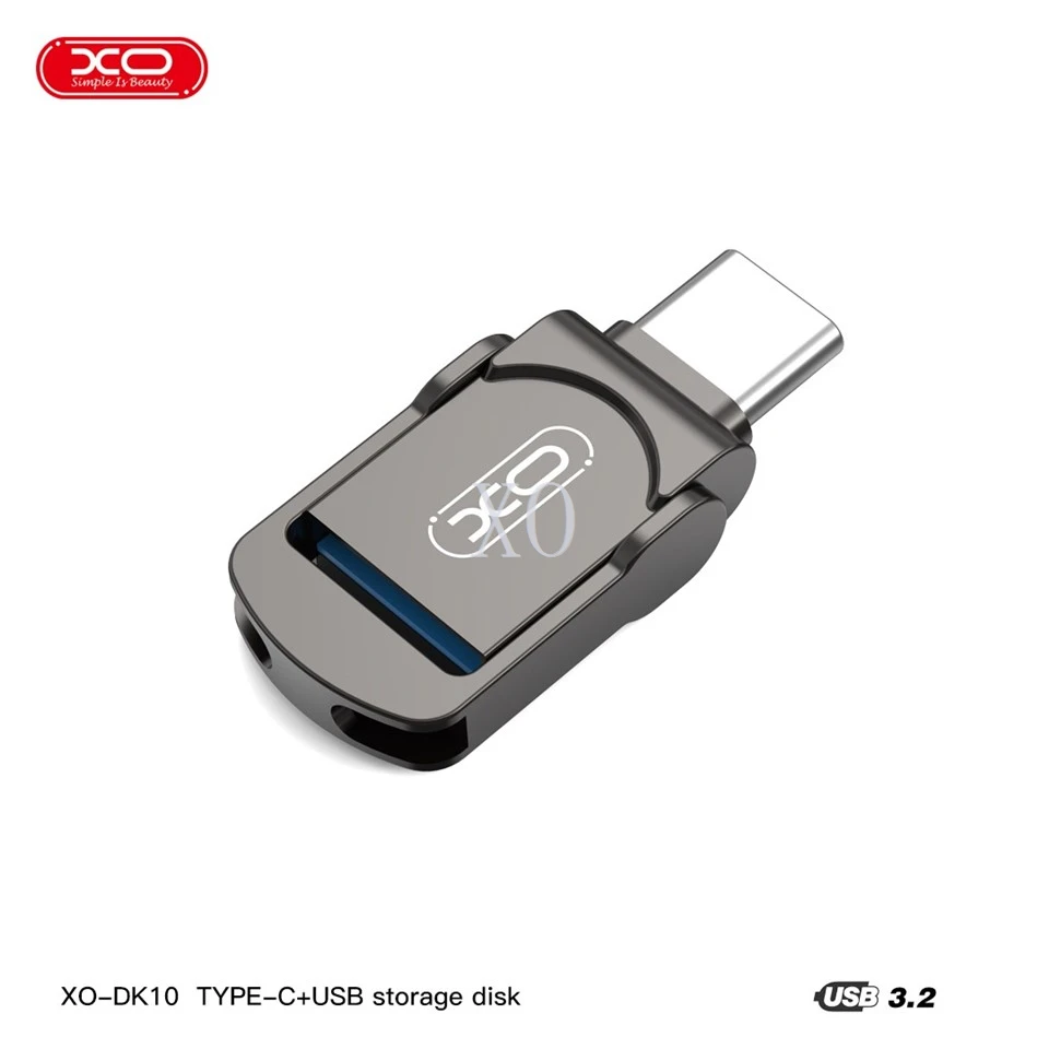 XO DK10 TYPE-C+USB Flash USB 3.2